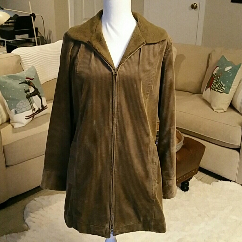 J.Jill Heritage Tumbled Cord Coat
